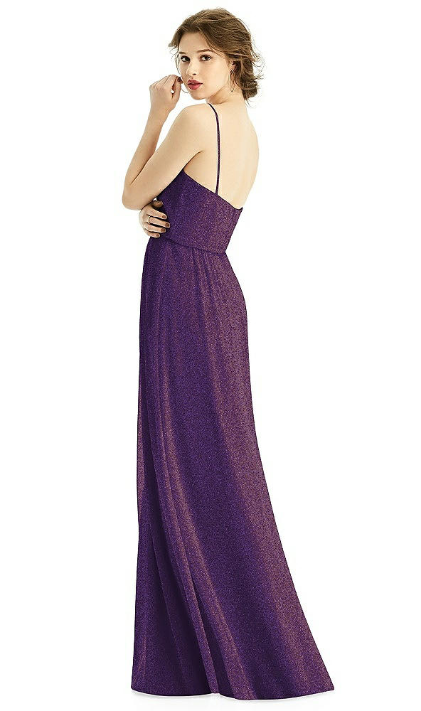 Back View - Majestic Gold After Six Shimmer Bridesmaid Dress 1506LS