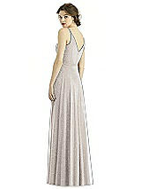 Rear View Thumbnail - Taupe Silver After Six Shimmer Bridesmaid Dress 1511LS