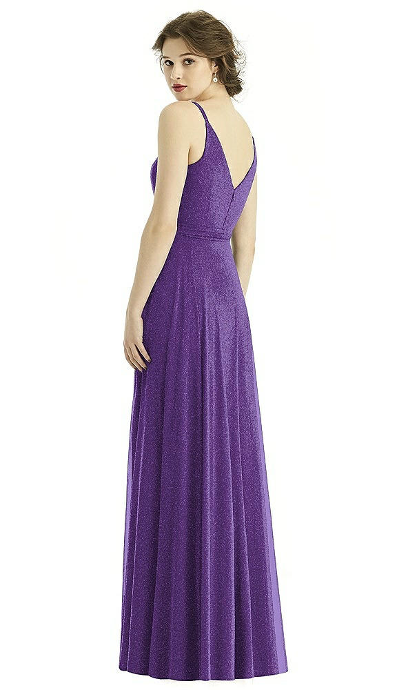 Back View - Majestic Gold After Six Shimmer Bridesmaid Dress 1511LS