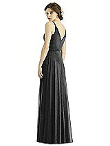 Rear View Thumbnail - Black Silver After Six Shimmer Bridesmaid Dress 1511LS