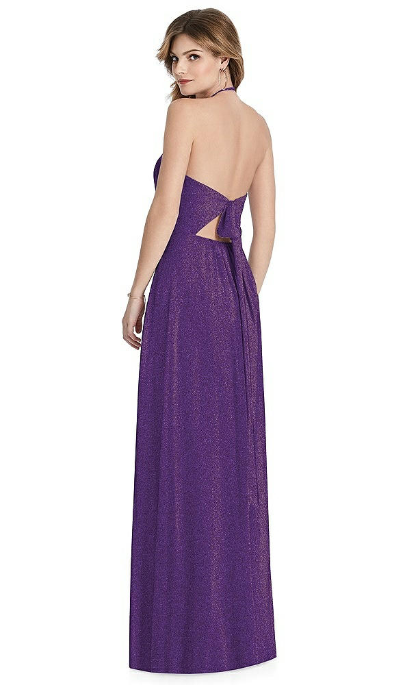 Back View - Majestic Gold After Six Shimmer Bridesmaid Dress 1515LS