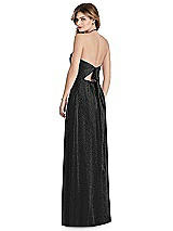 Rear View Thumbnail - Black Silver After Six Shimmer Bridesmaid Dress 1515LS