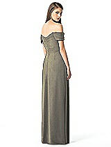 Rear View Thumbnail - Mocha Gold Dessy Shimmer Bridesmaid Dress 2844LS