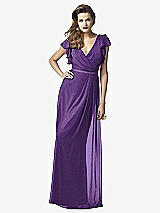 Front View Thumbnail - Majestic Gold Dessy Shimmer Bridesmaid Dress 2874LS