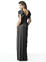 Rear View Thumbnail - Black Silver Dessy Shimmer Bridesmaid Dress 2874LS