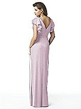 Rear View Thumbnail - Suede Rose Silver Dessy Shimmer Bridesmaid Dress 2874LS