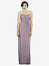 Alt View 1 Thumbnail - Suede Rose Silver Dessy Shimmer Bridesmaid Dress 2882LS