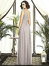 Alt View 2 Thumbnail - Taupe Silver Dessy Shimmer Bridesmaid Dress 2894LS
