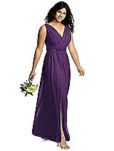 Front View Thumbnail - Majestic Gold Dessy Shimmer Bridesmaid Dress 2894LS