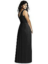 Rear View Thumbnail - Black Silver Dessy Shimmer Bridesmaid Dress 2894LS