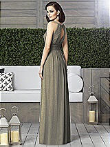 Rear View Thumbnail - Mocha Gold Dessy Shimmer Bridesmaid Dress 2906LS