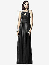 Front View Thumbnail - Black Silver Dessy Shimmer Bridesmaid Dress 2906LS