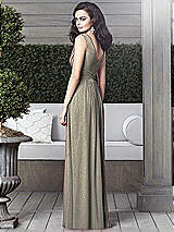 Rear View Thumbnail - Mocha Gold Dessy Shimmer Bridesmaid Dress 2907LS