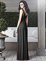 Rear View Thumbnail - Black Silver Dessy Shimmer Bridesmaid Dress 2907LS