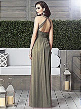 Rear View Thumbnail - Mocha Gold Dessy Shimmer Bridesmaid Dress 2908LS