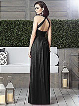 Rear View Thumbnail - Black Silver Dessy Shimmer Bridesmaid Dress 2908LS