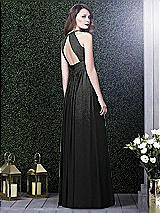 Rear View Thumbnail - Black Silver Dessy Shimmer Bridesmaid Dress 2918LS