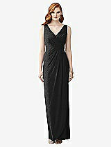 Front View Thumbnail - Black Silver Dessy Shimmer Bridesmaid Dress 2958LS