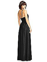 Rear View Thumbnail - Black Silver Dessy Shimmer Bridesmaid Dress 2969LS