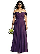 Front View Thumbnail - Majestic Gold Dessy Shimmer Bridesmaid Dress 2970LS