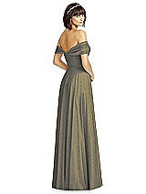 Alt View 2 Thumbnail - Mocha Gold Dessy Shimmer Bridesmaid Dress 2970LS