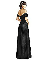 Alt View 2 Thumbnail - Black Silver Dessy Shimmer Bridesmaid Dress 2970LS