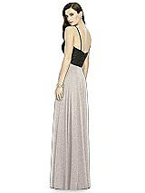 Rear View Thumbnail - Taupe Silver Dessy Shimmer Bridesmaid Skirt S2984LS