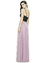 Rear View Thumbnail - Suede Rose Silver Dessy Shimmer Bridesmaid Skirt S2984LS