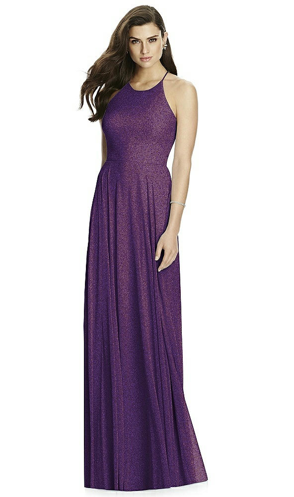 Front View - Majestic Gold Dessy Shimmer Bridesmaid Dress 2988LS