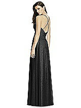 Rear View Thumbnail - Black Silver Dessy Shimmer Bridesmaid Dress 2988LS