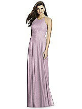 Front View Thumbnail - Suede Rose Silver Dessy Shimmer Bridesmaid Dress 2988LS