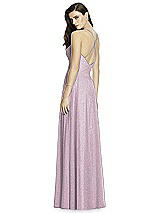 Rear View Thumbnail - Suede Rose Silver Dessy Shimmer Bridesmaid Dress 2988LS