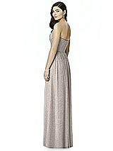 Rear View Thumbnail - Taupe Silver Dessy Shimmer Bridesmaid Dress 2991LS