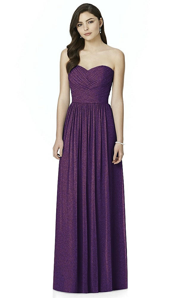 Front View - Majestic Gold Dessy Shimmer Bridesmaid Dress 2991LS
