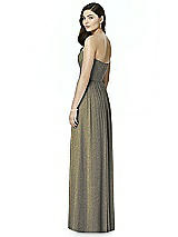 Rear View Thumbnail - Mocha Gold Dessy Shimmer Bridesmaid Dress 2991LS