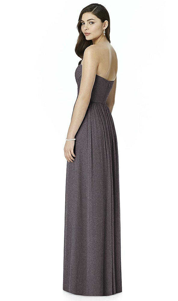 Back View - Stormy Silver Dessy Shimmer Bridesmaid Dress 2991LS