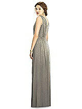 Rear View Thumbnail - Mocha Gold Dessy Shimmer Bridesmaid Dress 3005LS