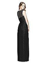 Rear View Thumbnail - Black Silver Dessy Shimmer Bridesmaid Dress 3025LS