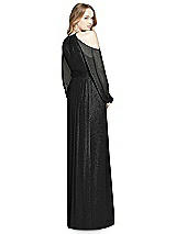 Rear View Thumbnail - Black Silver Dessy Shimmer Bridesmaid Dress 3018LS