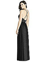 Rear View Thumbnail - Black Silver Dessy Shimmer Bridesmaid Dress 3019LS
