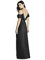 Rear View Thumbnail - Black Silver Dessy Shimmer Bridesmaid Dress 3020LS
