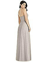 Rear View Thumbnail - Taupe Silver Dessy Shimmer Bridesmaid Dress 3041LS