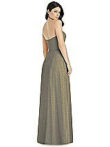 Rear View Thumbnail - Mocha Gold Dessy Shimmer Bridesmaid Dress 3041LS