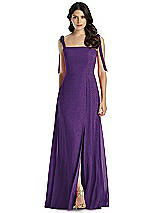 Front View Thumbnail - Majestic Gold Dessy Shimmer Bridesmaid Dress 3042LS