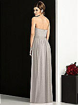 Rear View Thumbnail - Taupe Silver After Six Shimmer Bridesmaid Dress 6678LS