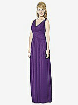 Front View Thumbnail - Majestic Gold After Six Shimmer Bridesmaid Dress 6711LS