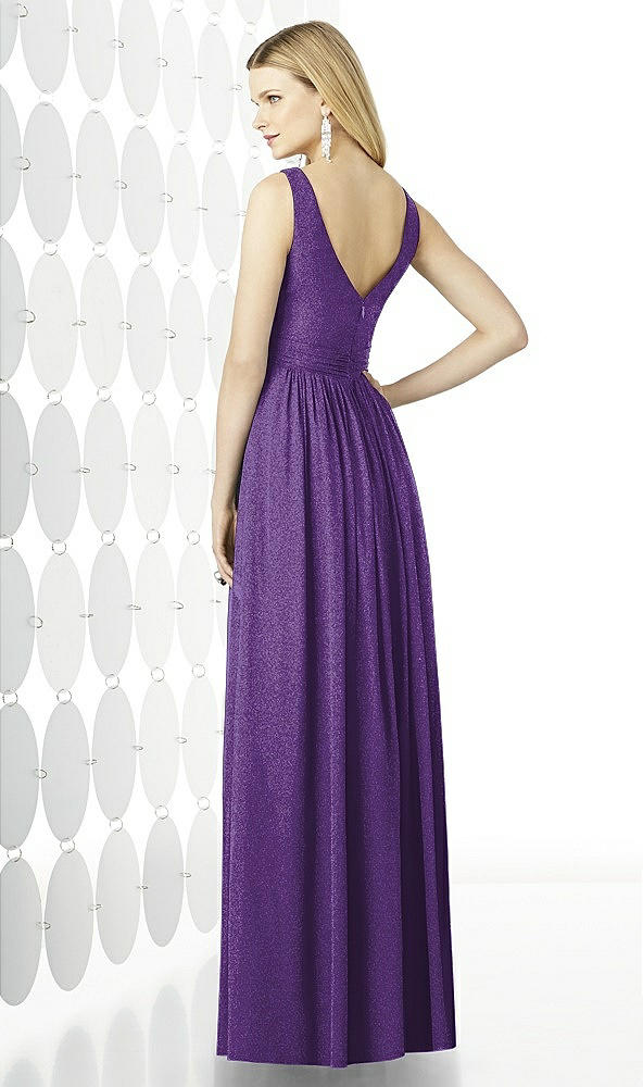 Back View - Majestic Gold After Six Shimmer Bridesmaid Dress 6727LS