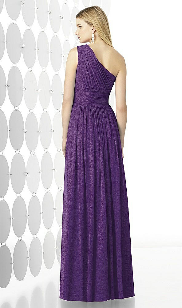 Back View - Majestic Gold After Six Shimmer Bridesmaid Dress 6728LS