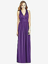 Front View Thumbnail - Majestic Gold After Six Shimmer Bridesmaid Dress 6752LS