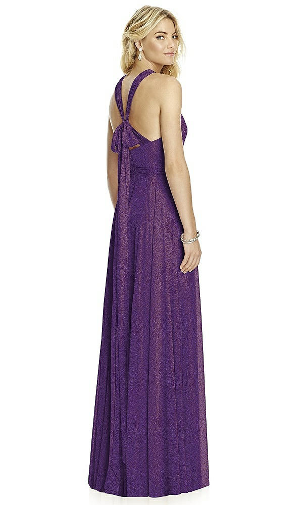 Back View - Majestic Gold After Six Shimmer Bridesmaid Dress 6760LS